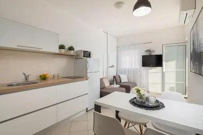 Kuhinja ili čajna kuhinja u objektu Villa Vodice (94)