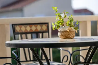Balkon ili terasa u objektu Apartman Dukić