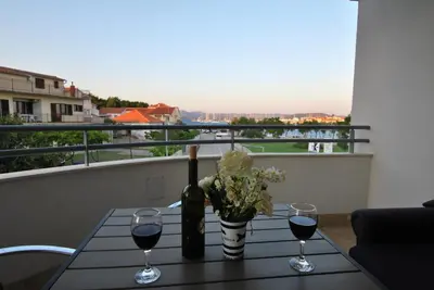 Balkon ili terasa u objektu Nautica Apartments