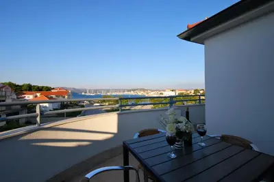 Balkon ili terasa u objektu Nautica Apartments