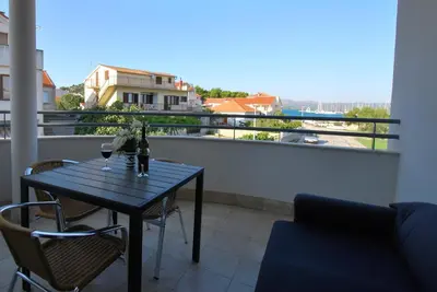 Balkon ili terasa u objektu Nautica Apartments