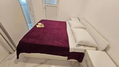 Krevet ili kreveti u jedinici u objektu Guest house Silvija - sea view