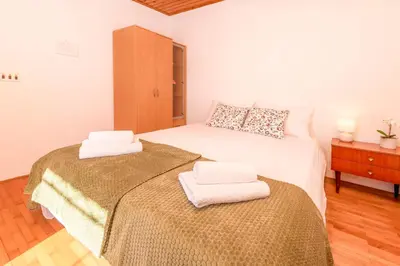 Krevet ili kreveti u jedinici u objektu Apartments and Room Milka-Jere