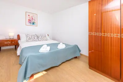 Krevet ili kreveti u jedinici u objektu Apartments and Room Milka-Jere