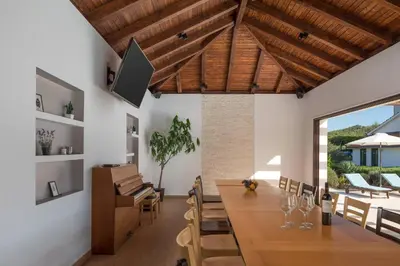 TV i/ili zabavni centar u objektu Villa DIVA Holiday House
