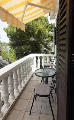Balkon ili terasa u objektu Apartments by the sea Tribunj, Vodice - 12070