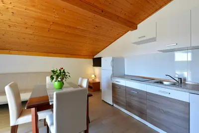 Kuhinja ili čajna kuhinja u objektu Apartments Goranka