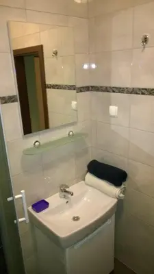 Kupaonica u objektu Rooms & Apartments Blue Beach