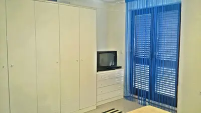 TV i/ili zabavni centar u objektu Spacious Apartment in Zlarin + terrace