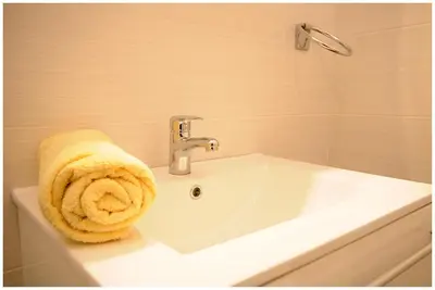 Kupaonica u objektu Apartments Pralija