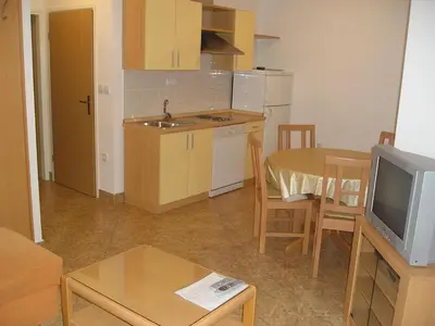 Kuhinja ili čajna kuhinja u objektu Apartments Luna