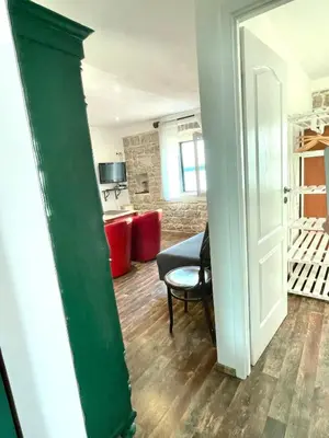 Kuhinja ili čajna kuhinja u objektu Apartments Trapula