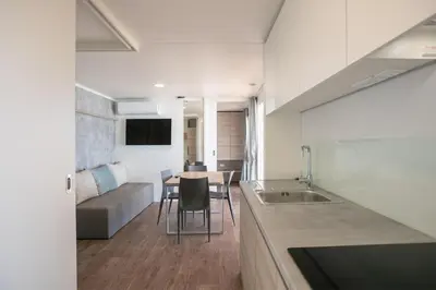 TV i/ili zabavni centar u objektu Amadria Park Deluxe Mobile Home
