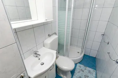 Kupaonica u objektu Apartments and Room Mate-Mare