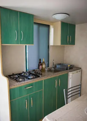 Kuhinja ili čajna kuhinja u objektu Mobile homes Bonaca