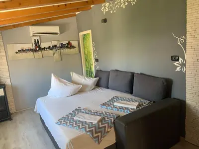 Krevet ili kreveti u jedinici u objektu Apartmani Igor & Dragica