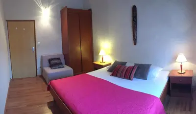Krevet ili kreveti u jedinici u objektu Apartments with parking space Vodice - 14835