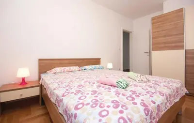 Krevet ili kreveti u jedinici u objektu Apartmani Korenika