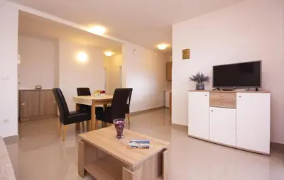 TV i/ili zabavni centar u objektu Apartmani Korenika