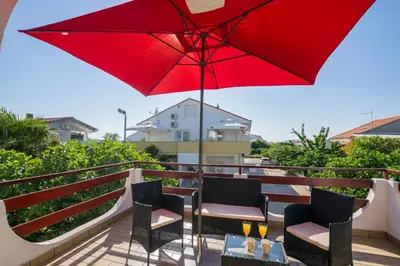 Balkon ili terasa u objektu Apartments Katarina