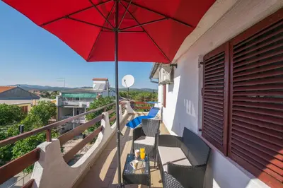 Balkon ili terasa u objektu Apartments Katarina