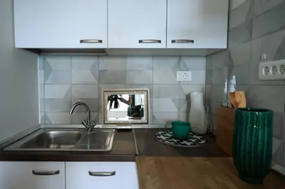 Kuhinja ili čajna kuhinja u objektu Seaview apartment