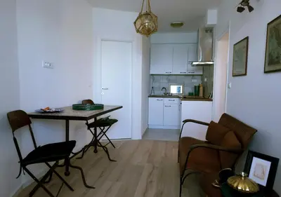 Kuhinja ili čajna kuhinja u objektu Seaview apartment