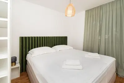 Krevet ili kreveti u jedinici u objektu Amadria Park Apartments Šibenik