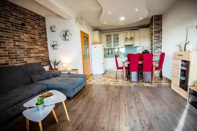 Kuhinja ili čajna kuhinja u objektu Apartman Fjaka