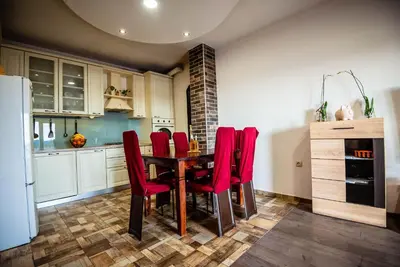 Kuhinja ili čajna kuhinja u objektu Apartman Fjaka