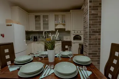 Kuhinja ili čajna kuhinja u objektu Apartman Fjaka