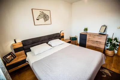 Krevet ili kreveti u jedinici u objektu Apartman Fjaka