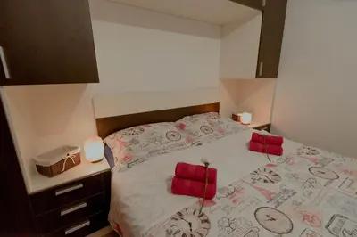 Krevet ili kreveti u jedinici u objektu Apartman Fjaka