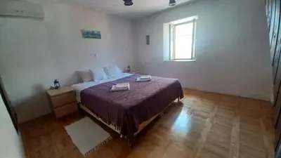 Krevet ili kreveti u jedinici u objektu Apartmani Krapanj