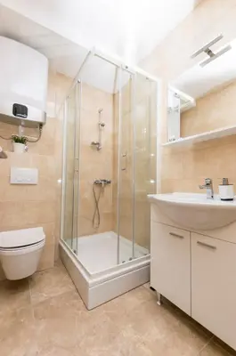 Kupaonica u objektu Apartments and Rooms Adriatic Suites