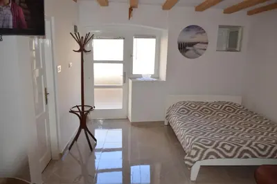 Krevet ili kreveti u jedinici u objektu studio apartman Kata