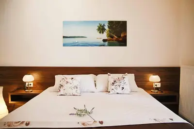 Krevet ili kreveti u jedinici u objektu Apartments Visnja