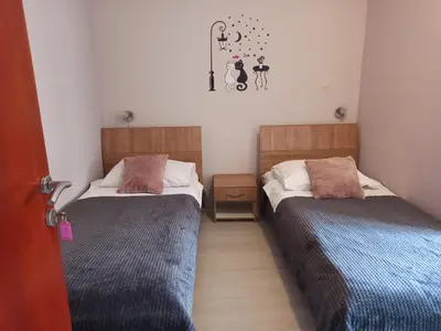 Krevet ili kreveti u jedinici u objektu Apartments & Rooms Krecak Sibenik