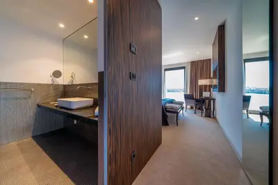 Kuhinja ili čajna kuhinja u objektu Bellevue Superior City Hotel