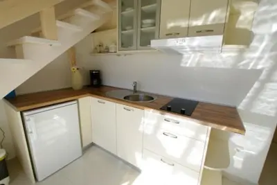 Kuhinja ili čajna kuhinja u objektu Murter New- with Sauna&Jacuzzi 721