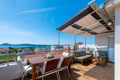 Balkon ili terasa u objektu Seaview Apartments Tihi II