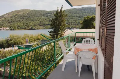 Tlocrt objekta Family friendly seaside apartments Grebastica, Sibenik - 15170