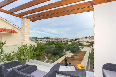 Tlocrt objekta Apartments by the sea Tribunj, Vodice - 15233