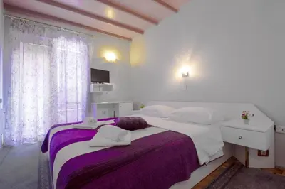 Krevet ili kreveti u jedinici u objektu Rooms by the sea Brodarica, Sibenik - 478