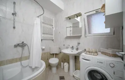 Kupaonica u objektu Apartmani Andora,centar-Vodice