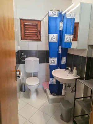 Kupaonica u objektu Rogoznica Seafront Apartment - Kalebova Luka