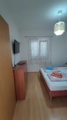 Krevet ili kreveti u jedinici u objektu Rogoznica Seafront Apartment - Kalebova Luka