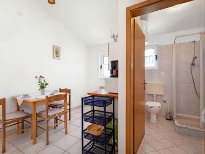Kupaonica u objektu Apartments Maretic Brodarica Center