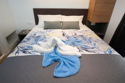 Krevet ili kreveti u jedinici u objektu Authentic Camping Dalmatia