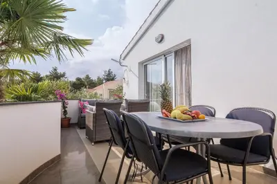 Balkon ili terasa u objektu Apartments Hrga Srima